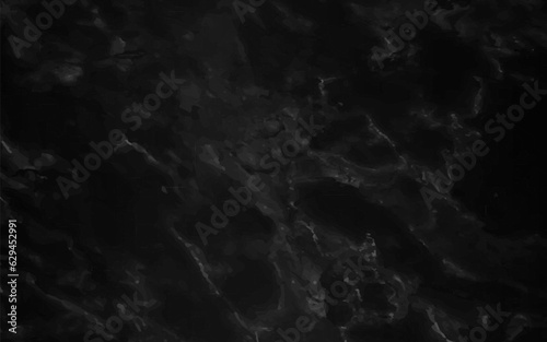Natural luxury texture of black marble, abstract grunge background.