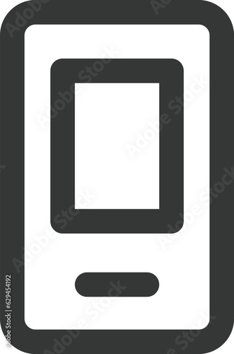 線画のシンプルビジネス単品アイコン　スマートフォン