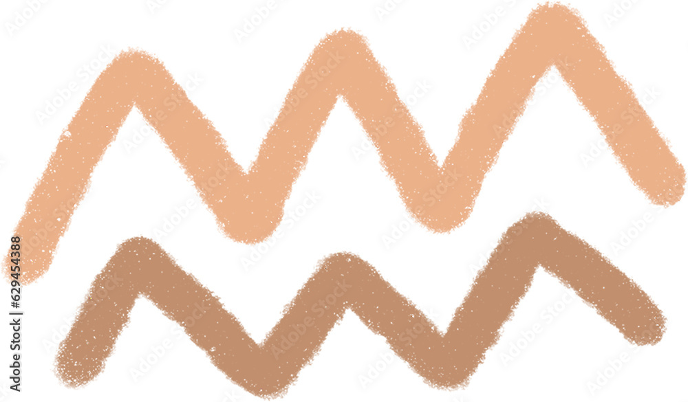 Fototapeta premium Abstract Scribble Line Illustration