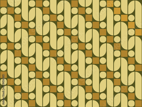 Seamless design of Indonesian batik pattern named Parang Rusak.  