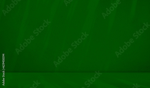 Green Shadow Background, Podium 3d Studio Room Table Product Beauty Cosmetic