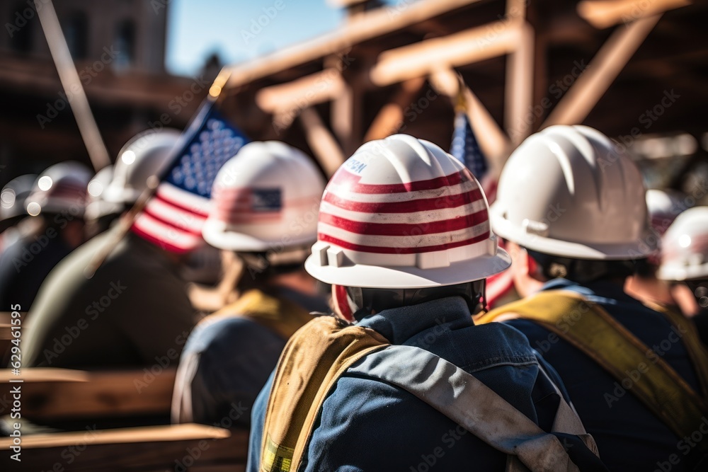Builder team working at the construction site, labor day, and workers' importance team construction worker Builder team working at the construction site, labor day, and workers' importance team construction worker