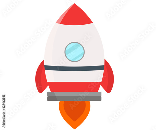 ロケット。ベクターイラスト