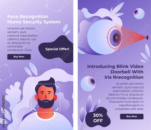 Face recognition home security system, blink video