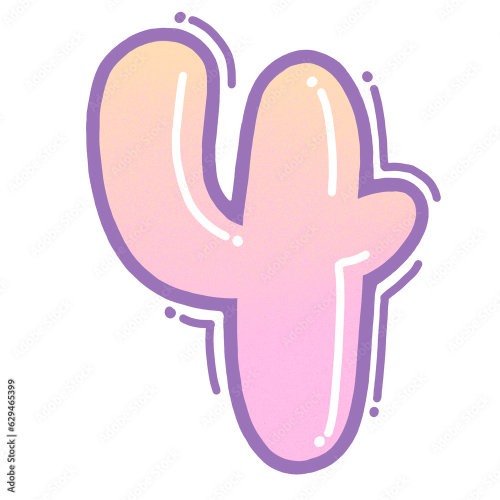 hand drawn mathematical symbols kawaii design and colorful