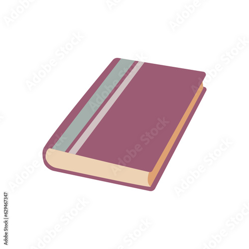 Book. Hello autumn. Autumn season element, icon.