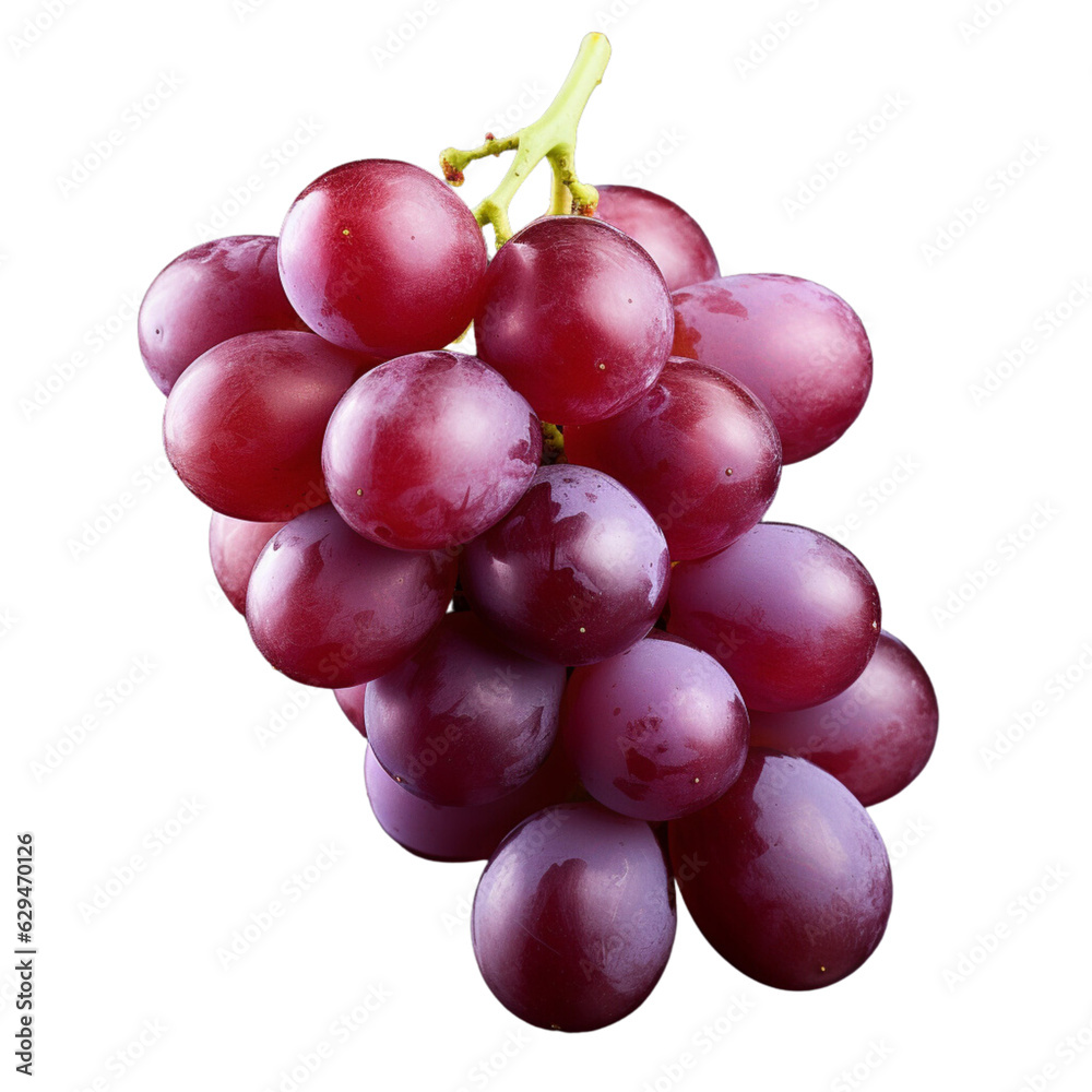grape white background