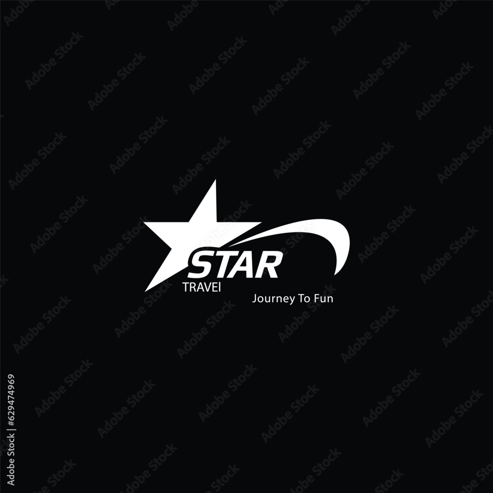 Obraz premium star icon vector on a black background