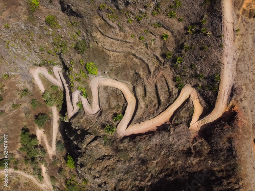 stunning hiking trail on Santo Antão