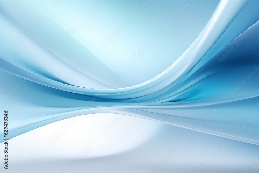Abstract Light Blue Background with Soft Glowing Lights and Floating Snowflakes, Copy Space, Generative AI Abstract Light Blue Background with Soft Glowing Lights and Floating Snowflakes, Copy Space, Generative AI