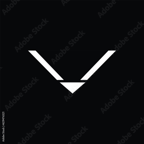Triangle shape  copyspace logo 