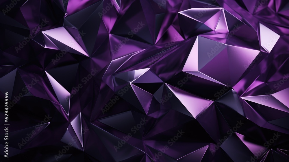 Obraz premium purple abstract background with triangles
