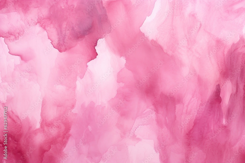 Fototapeta premium a rose pink color watercolor texture background. Generative Ai