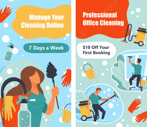 Manage your cleaning online, professional service