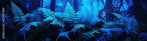 blue ferns plants © Veronika