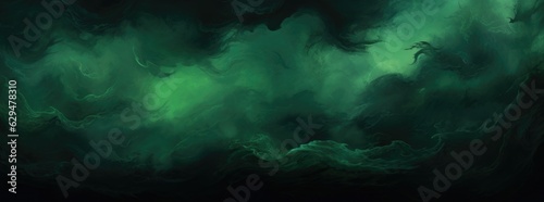 background with green clouds