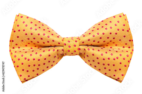 Funky polka dotted bow tie, png file with no background