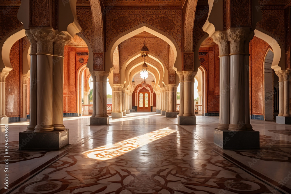 Welcome to Serenity: The Majestic Entrance of the Mosque