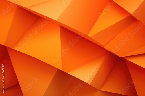 abstract background with triangles, orange