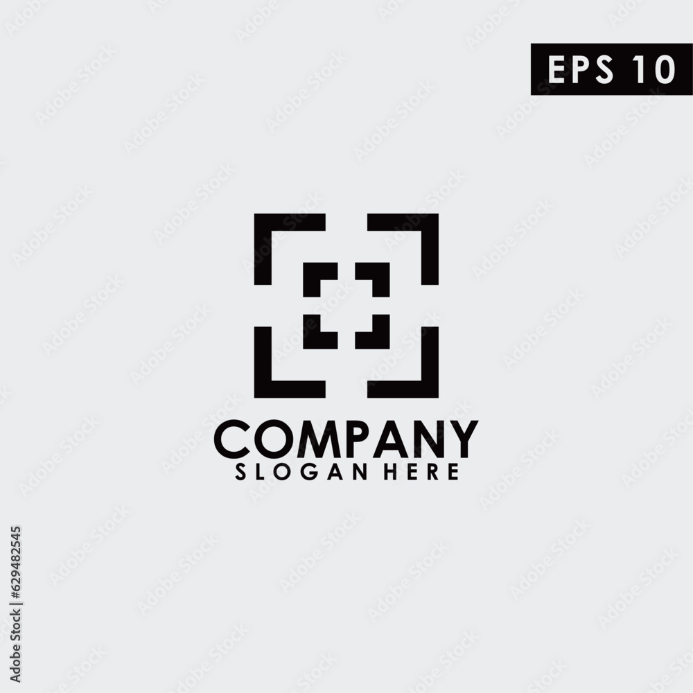 Abstract Square Logo Design Vector Template Abstract Square Logo Design Vector Template