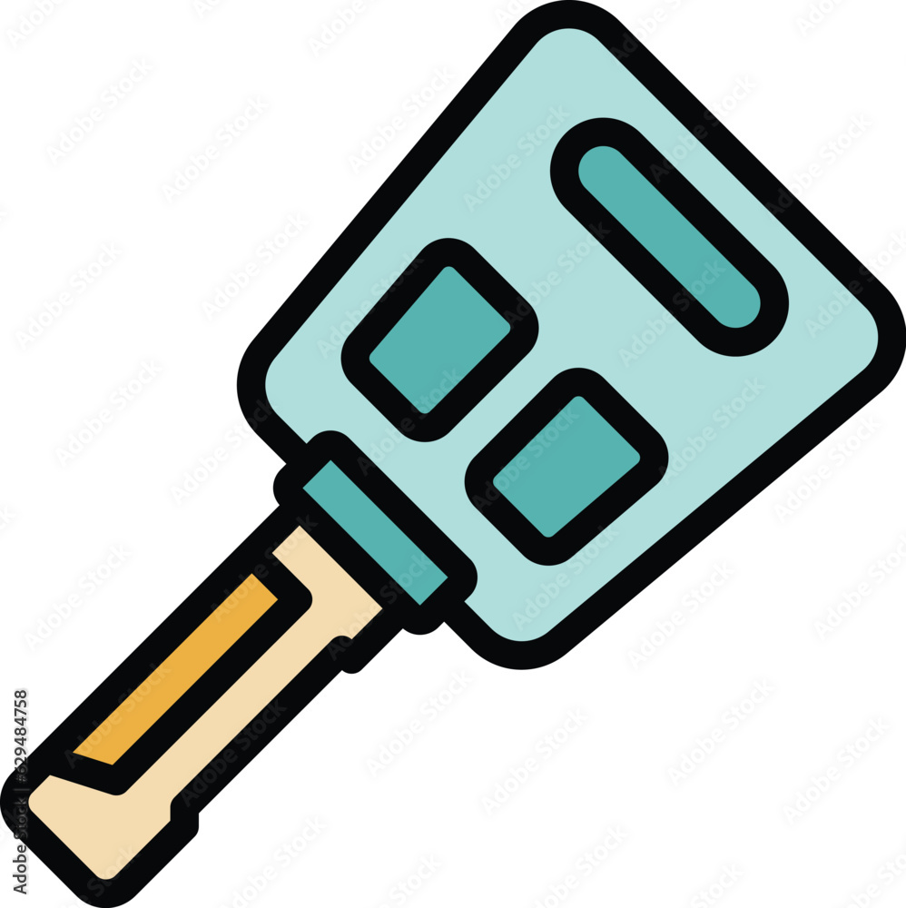 Smart car key icon outline vector. Auto system. Car access color flat Smart car key icon outline vector. Auto system. Car access color flat