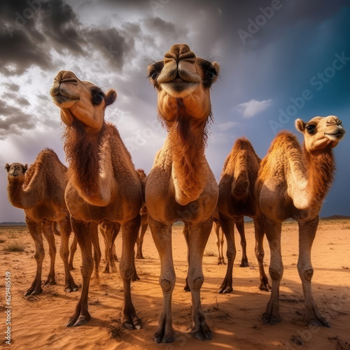 Camel, Wildlife Photography, Generative AI