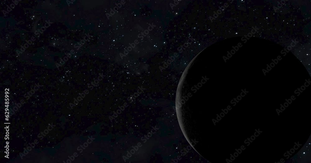 A spacecraft is flying to the moon.
A spacecraft is flying to the moon.