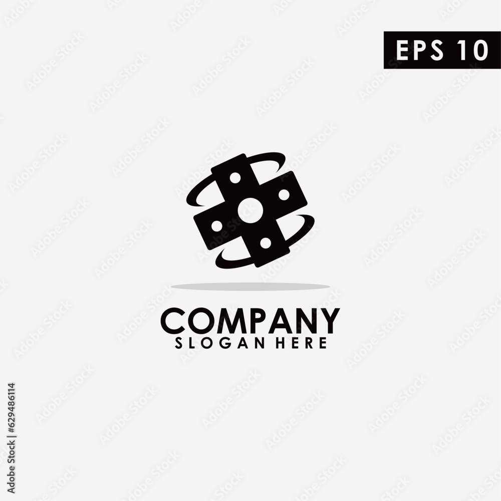 Console Logo Design. Console Logo Template. Modern Design. Flat Logo. Gamer. Vector Illustration Console Logo Design. Console Logo Template. Modern Design. Flat Logo. Gamer. Vector Illustration