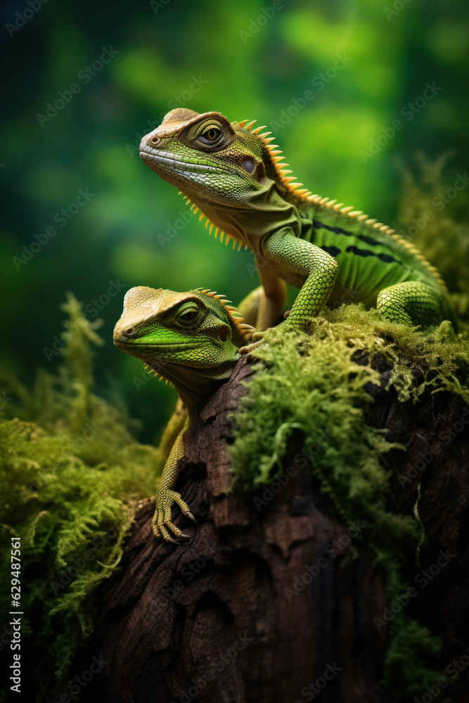Lizard, Wildlife Photography, Generative AI Lizard, Wildlife Photography, Generative AI