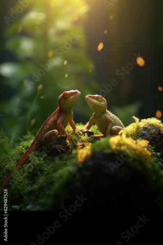 Lizard, Wildlife Photography, Generative AI