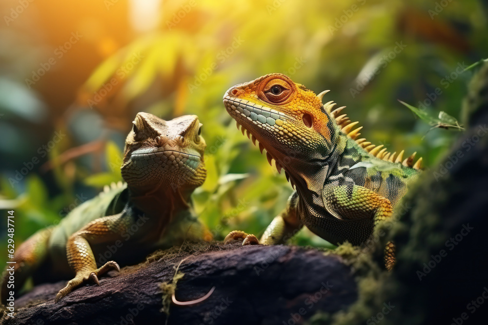 Lizard, Wildlife Photography, Generative AI Lizard, Wildlife Photography, Generative AI