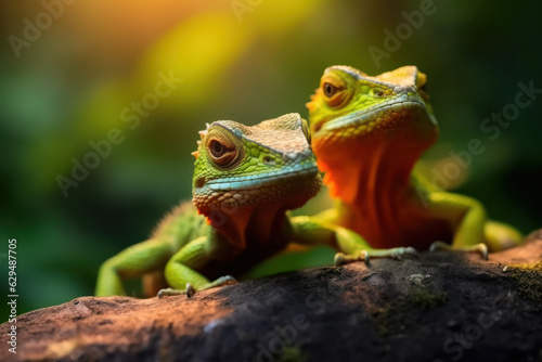 Lizard, Wildlife Photography, Generative AI © Vig
