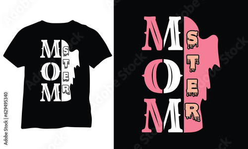 Halloween Shirt Halloween Ghost Shirts Halloween Party Shirt Mom Ster vector design