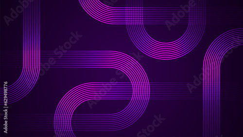 Dark violet abstract background with serpentine style lines as the main component.