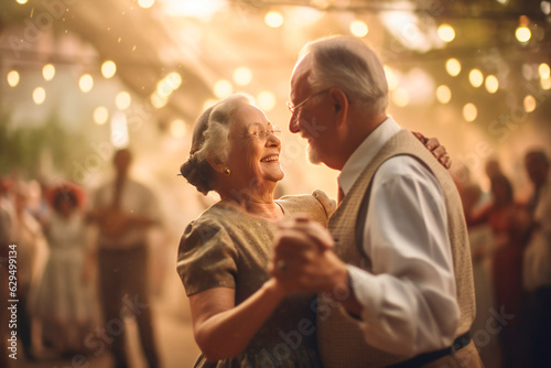 Active senior couple dancing, being happy and enjoying the moment © Adrian Grosu