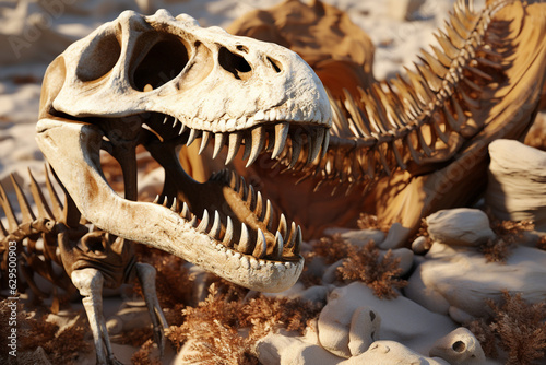 dinosaur fossils 3d rendering element © Adja Atmaja