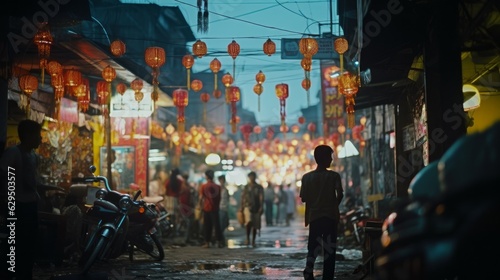 Cinematic shot, street photography, Thailand
