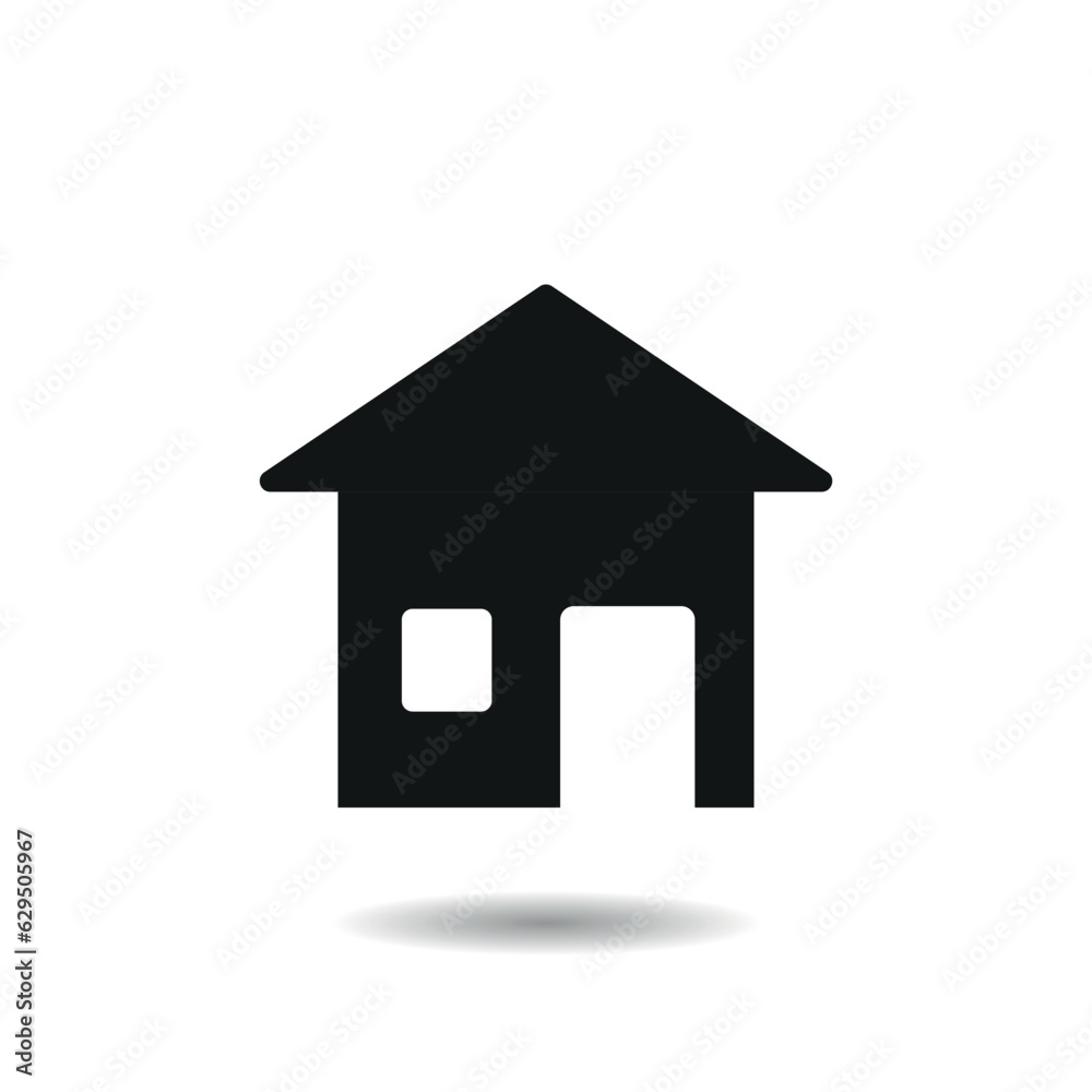 House icon vector illustration. Icon home on isolated background. Building sign concept. House icon vector illustration. Icon home on isolated background. Building sign concept.