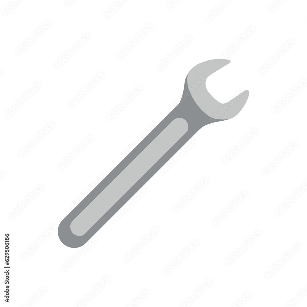 Spanner icon vector illustration. Symbol wrench on isolated background. Construction sign concept. Spanner icon vector illustration. Symbol wrench on isolated background. Construction sign concept.