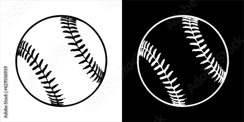 Illustration vector graphics of baseball icon © Sumardji