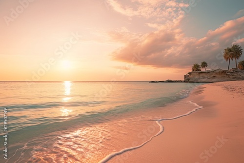 Canvas Print beautiful mediterranean tropical beach background