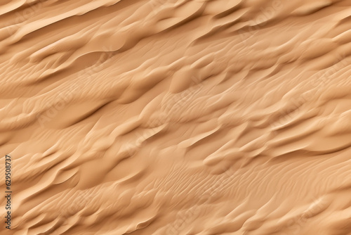 Seamless photorealistic texture of sand ripples. Generative AI © Denniro