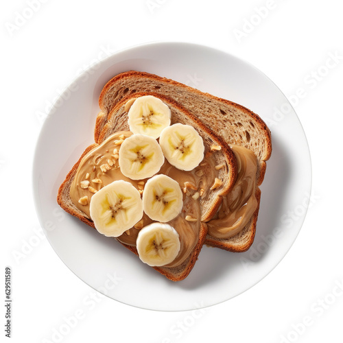 Delicious Plate of Toast wi...