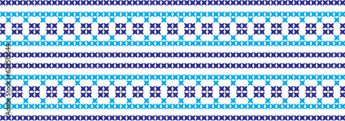 embroidered cross-stitch ornament national pattern Ukrainian Slavic.