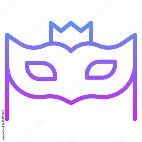 New Year Mask Icon