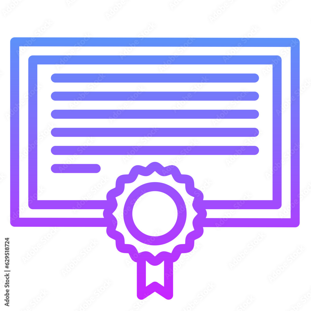 Certificate Icon Certificate Icon