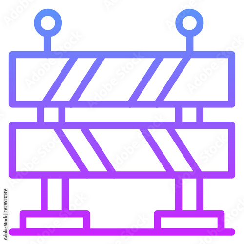 Road Barrier Icon