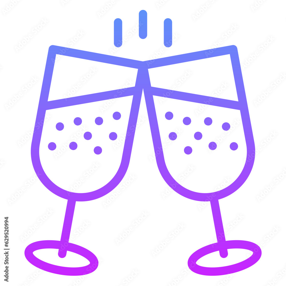 Fototapeta premium Cheers Icon