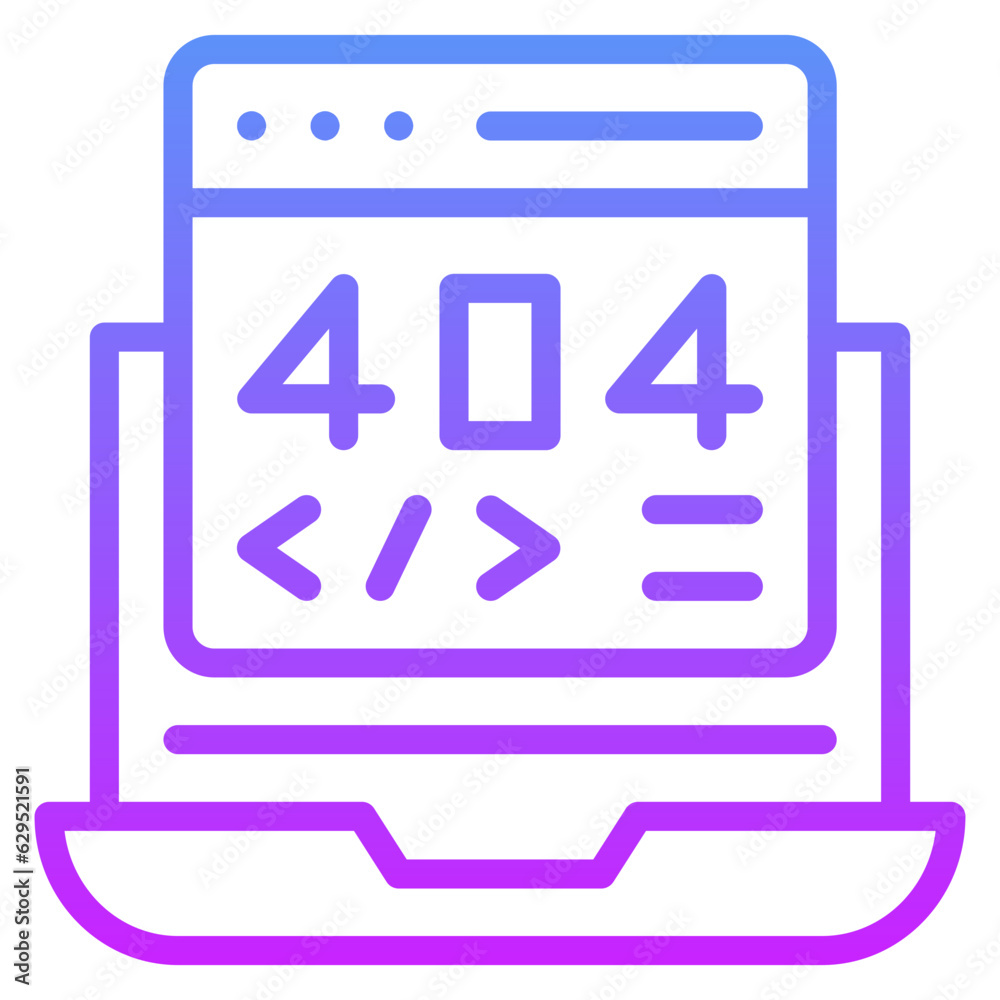 404 Error Icon 404 Error Icon