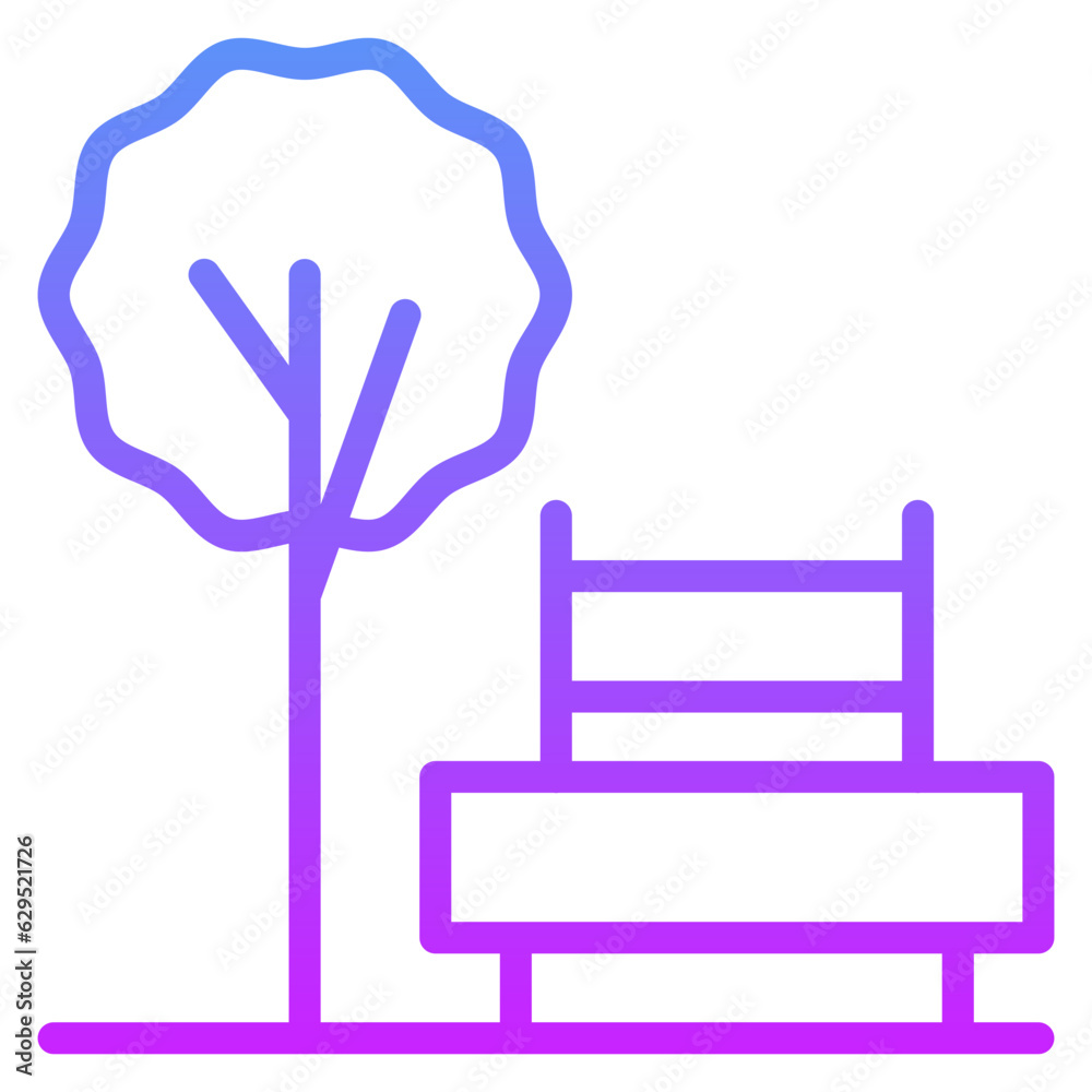 Obraz premium Park Icon